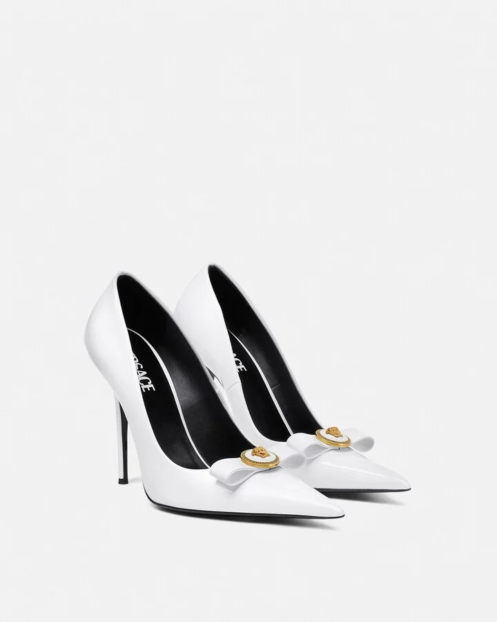 Gianni Ribbon Patent Pumps 110 mm - Image 2