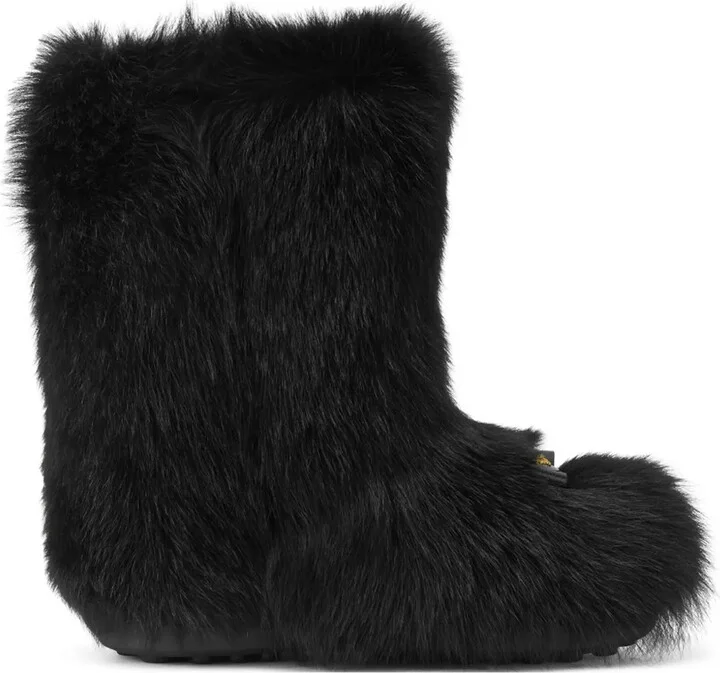 Gianni Ribbon shearling boots