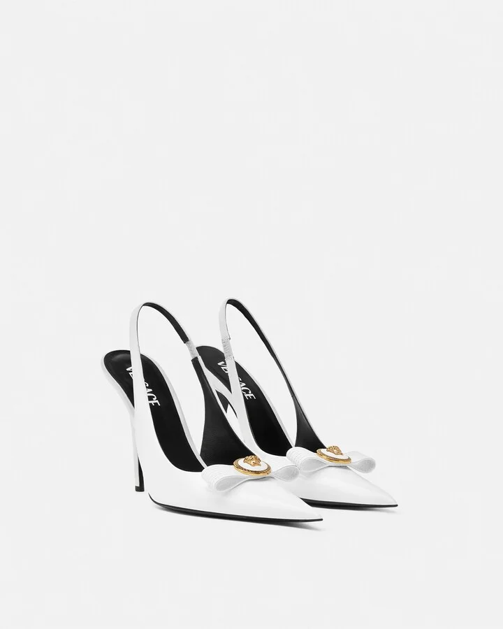 Gianni Ribbon Slingback Pumps 110 mm - Image 2