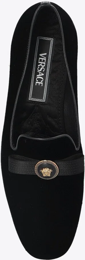 Gianni Ribbon Velvet Loafers - Image 3