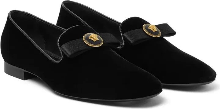 Gianni Ribbon velvet slippers - Image 2
