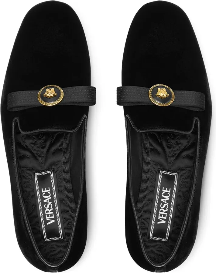 Gianni Ribbon velvet slippers - Image 3