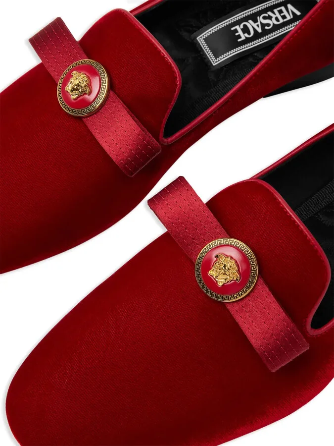 Gianni Ribbon velvet slippers - Image 3
