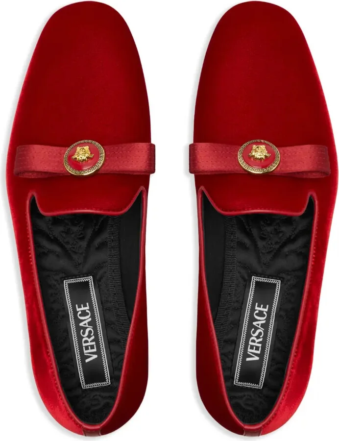 Gianni Ribbon velvet slippers - Image 4