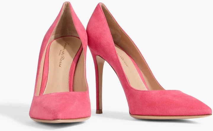 Gianvito 105 suede pumps - Image 2