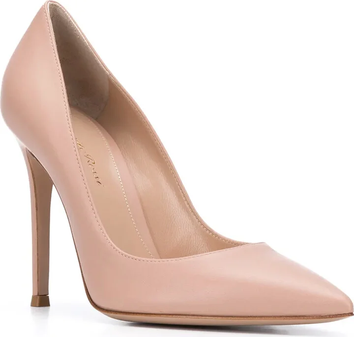 Gianvito 105mm leather pumps - Image 2