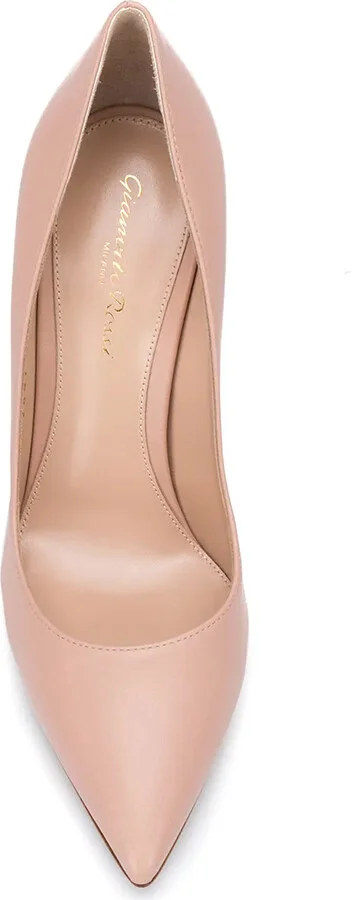 Gianvito 105mm leather pumps - Image 4