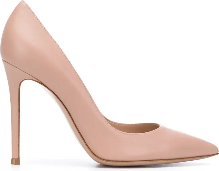 Gianvito 105mm leather pumps