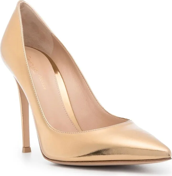 Gianvito 105mm metallic pumps - Image 2