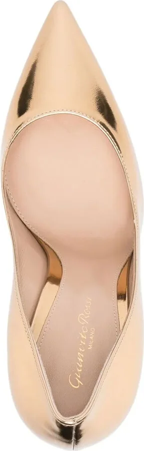 Gianvito 105mm metallic pumps - Image 4