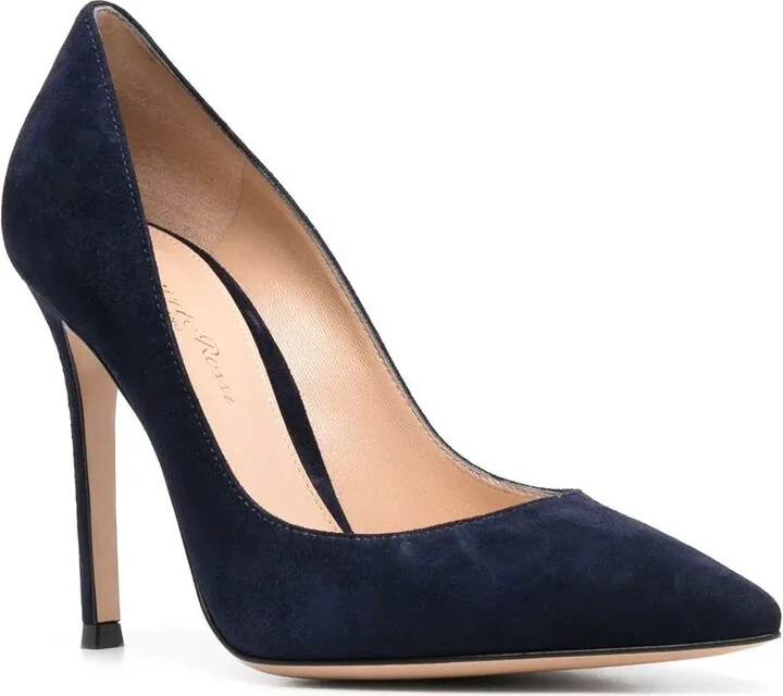 Gianvito 105mm suede pumps - Image 2
