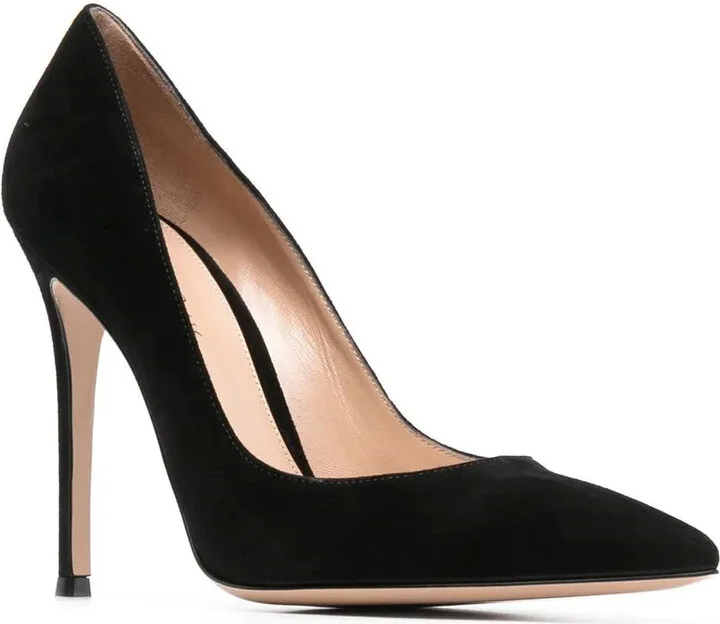 Gianvito 105mm suede pumps - Image 2