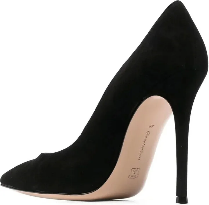 Gianvito 105mm suede pumps - Image 3