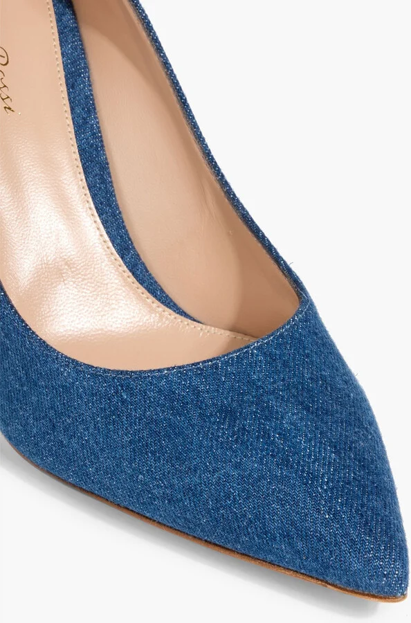 Gianvito 85 denim pumps - Image 4