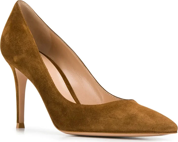 Gianvito 85 suede pumps - Image 2