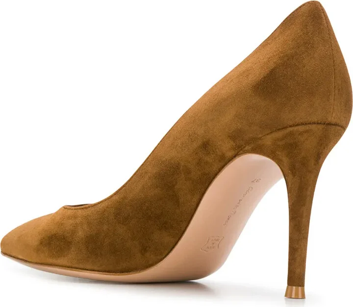 Gianvito 85 suede pumps - Image 3