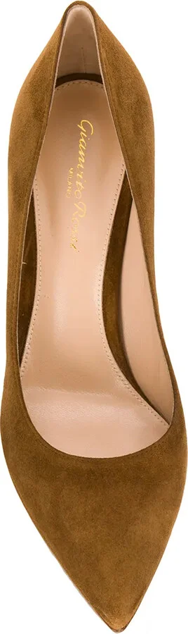 Gianvito 85 suede pumps - Image 4