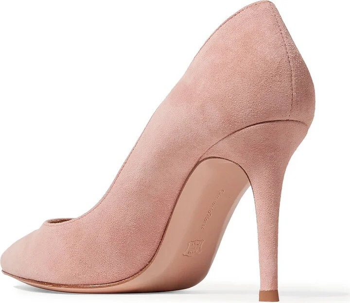 Gianvito 85 suede pumps - Image 4