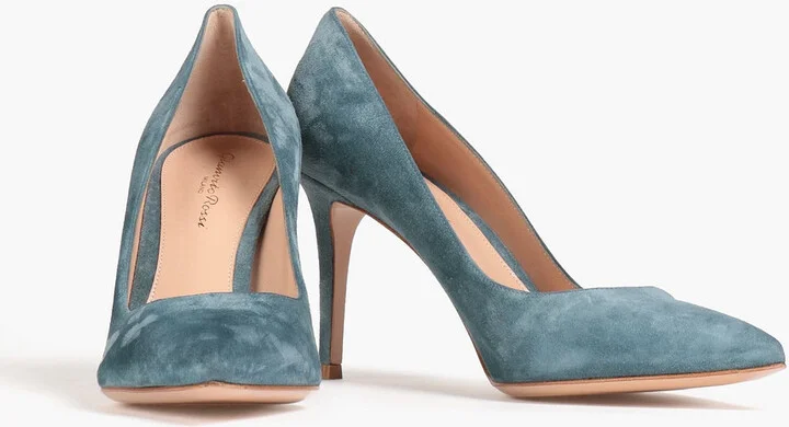 Gianvito 85 suede pumps - Image 6