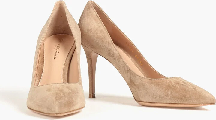 Gianvito 85 suede pumps - Image 9