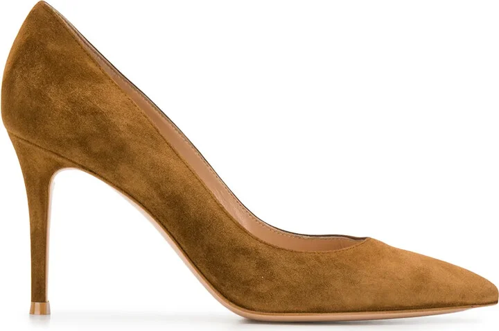 Gianvito 85 suede pumps