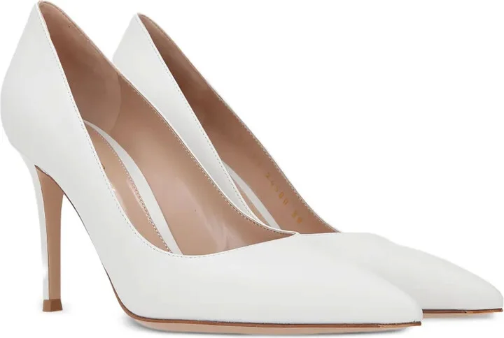 Gianvito 85mm leather pumps - Image 4