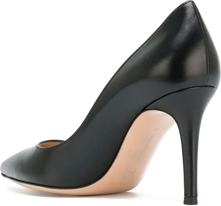 Gianvito 85mm leather pumps - Image 5