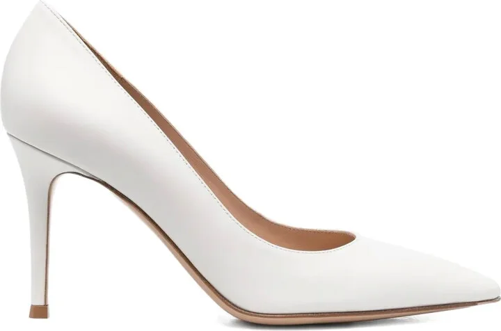 Gianvito 85mm leather pumps