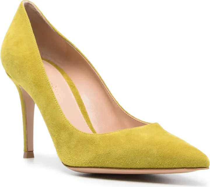 Gianvito 85mm suede pumps - Image 2