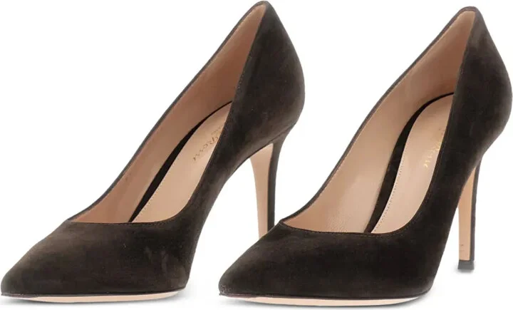 Gianvito 85mm suede pumps - Image 2