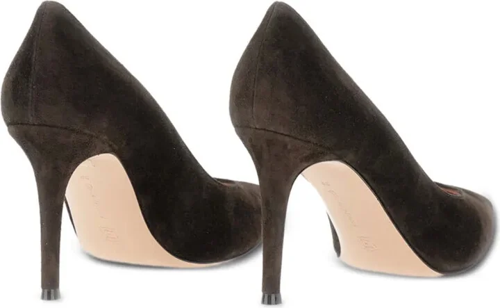 Gianvito 85mm suede pumps - Image 3