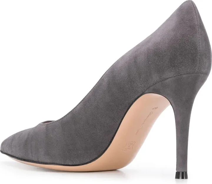 Gianvito 85mm suede pumps - Image 3