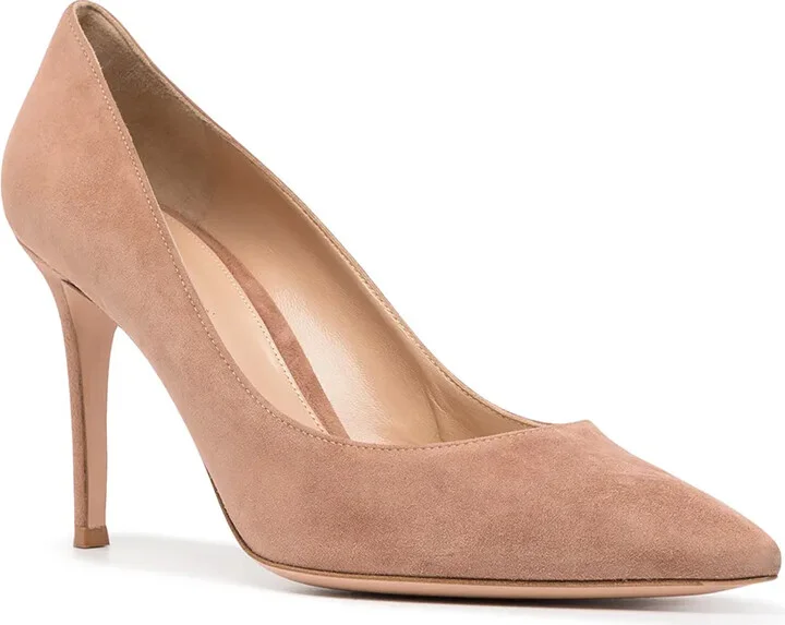Gianvito 85mm suede pumps - Image 2