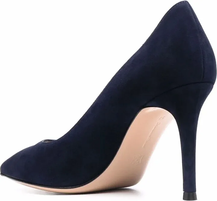 Gianvito 85mm suede pumps - Image 3