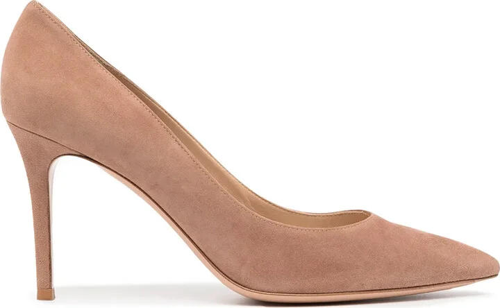 Gianvito 85mm suede pumps