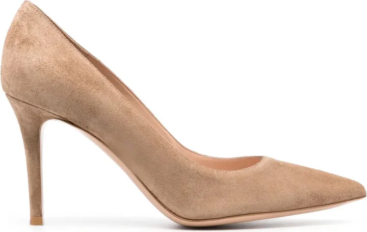 Gianvito 95mm patent pumps