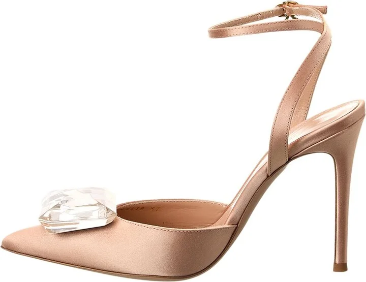 Gianvito Rossi 105 Satin Pump - Image 2