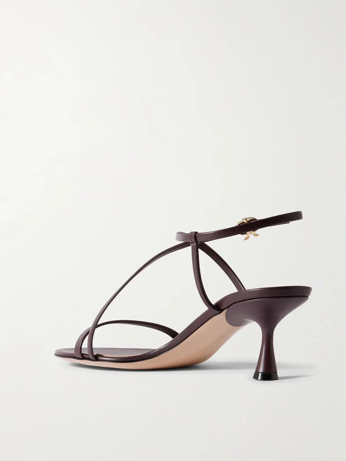 Gianvito Rossi - 55 Leather Sandals - Brown - Image 3