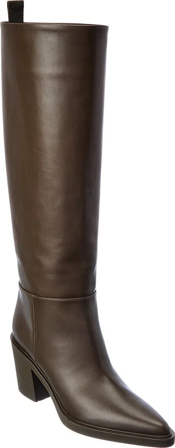 Gianvito Rossi 60 Leather Knee-High Boot