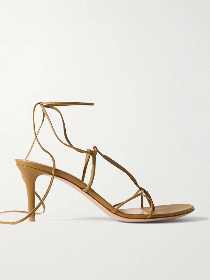 Gianvito Rossi - 70 Leather Sandals - Brown