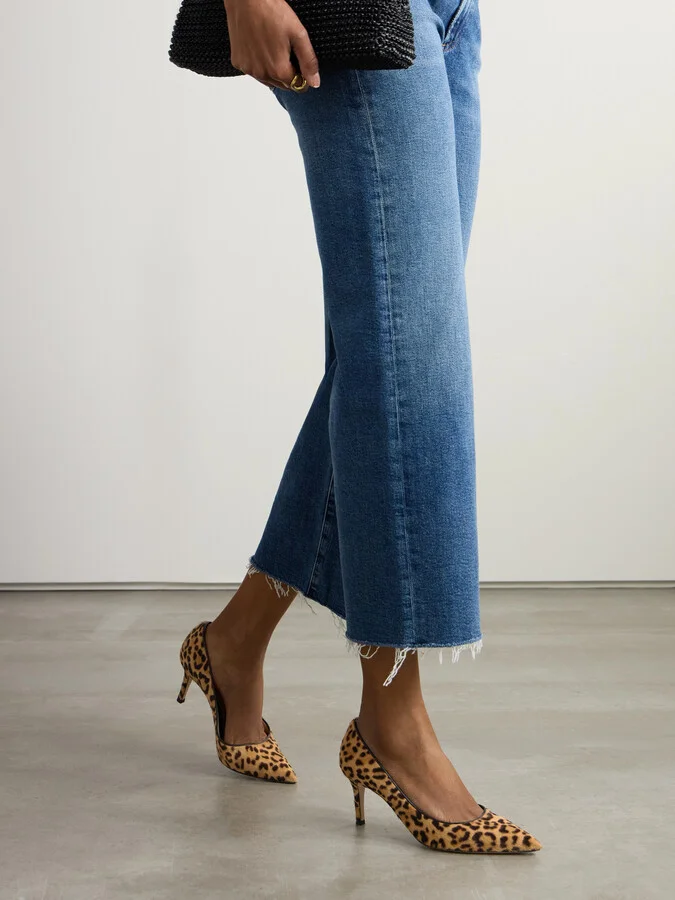 Gianvito Rossi - 70 Leopard-print Calf Hair Pumps - Animal print - Image 2