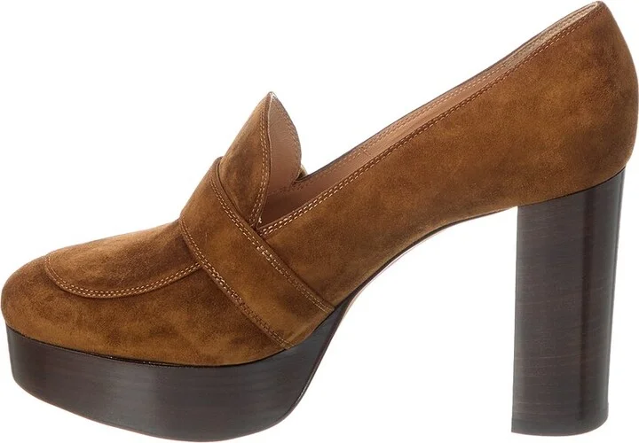 Gianvito Rossi 70 Suede Platform Pump - Image 2