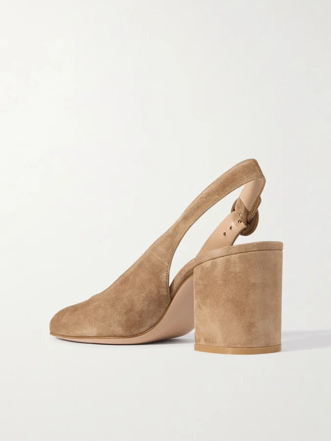 Gianvito Rossi - 70 Suede Pumps - Brown - Image 3