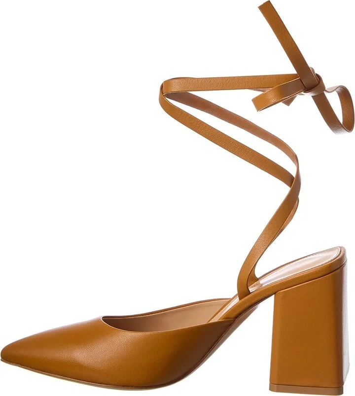 Gianvito Rossi 85 Leather Pump - Image 2
