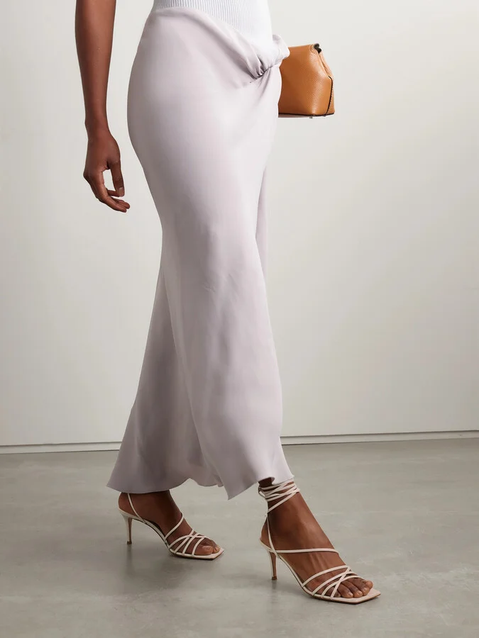 Gianvito Rossi - 85 Leather Sandals - Neutrals - Image 2