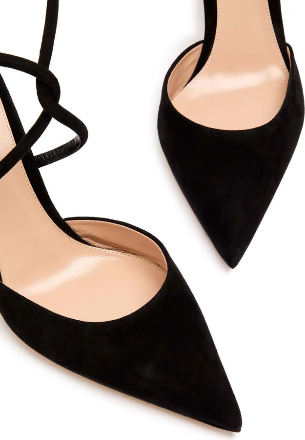 Gianvito Rossi 85 Suede Pumps - Image 3