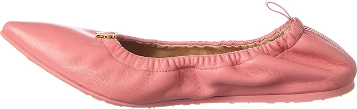 Gianvito Rossi Alina Leather Flat - Image 2