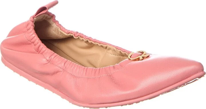 Gianvito Rossi Alina Leather Flat