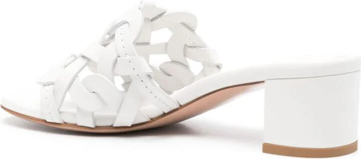 Gianvito Rossi Amalfi Leather Sandals - Image 2