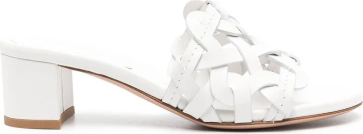 Gianvito Rossi Amalfi Leather Sandals